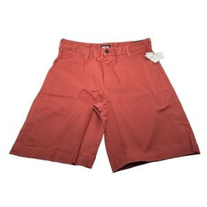 NWT Lands End Chino Traditional Fit Corral Men’s Beachy 9 in Cotton Shorts